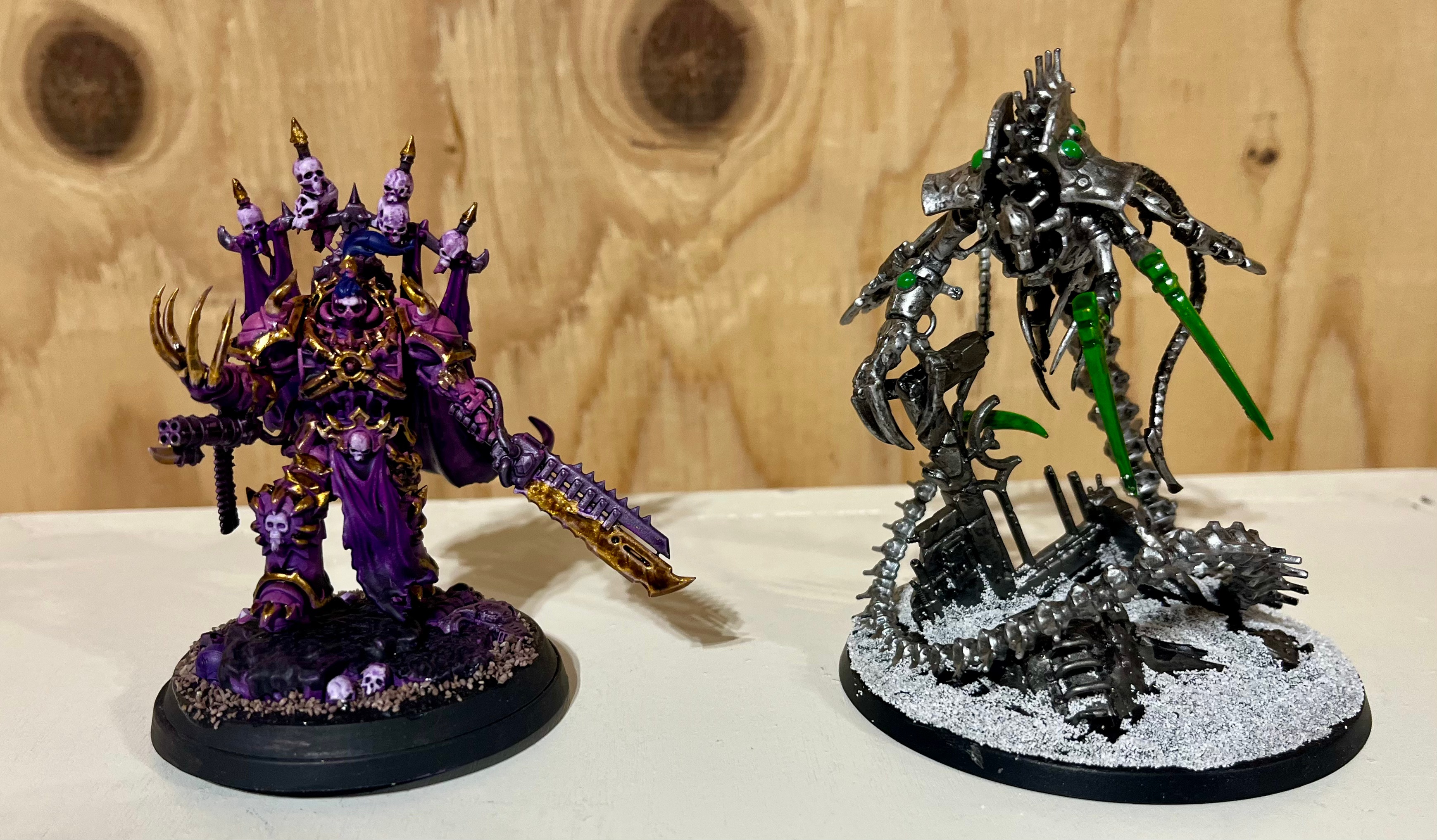 Necrons Cursed Legion vs CSM Renegade Raiders