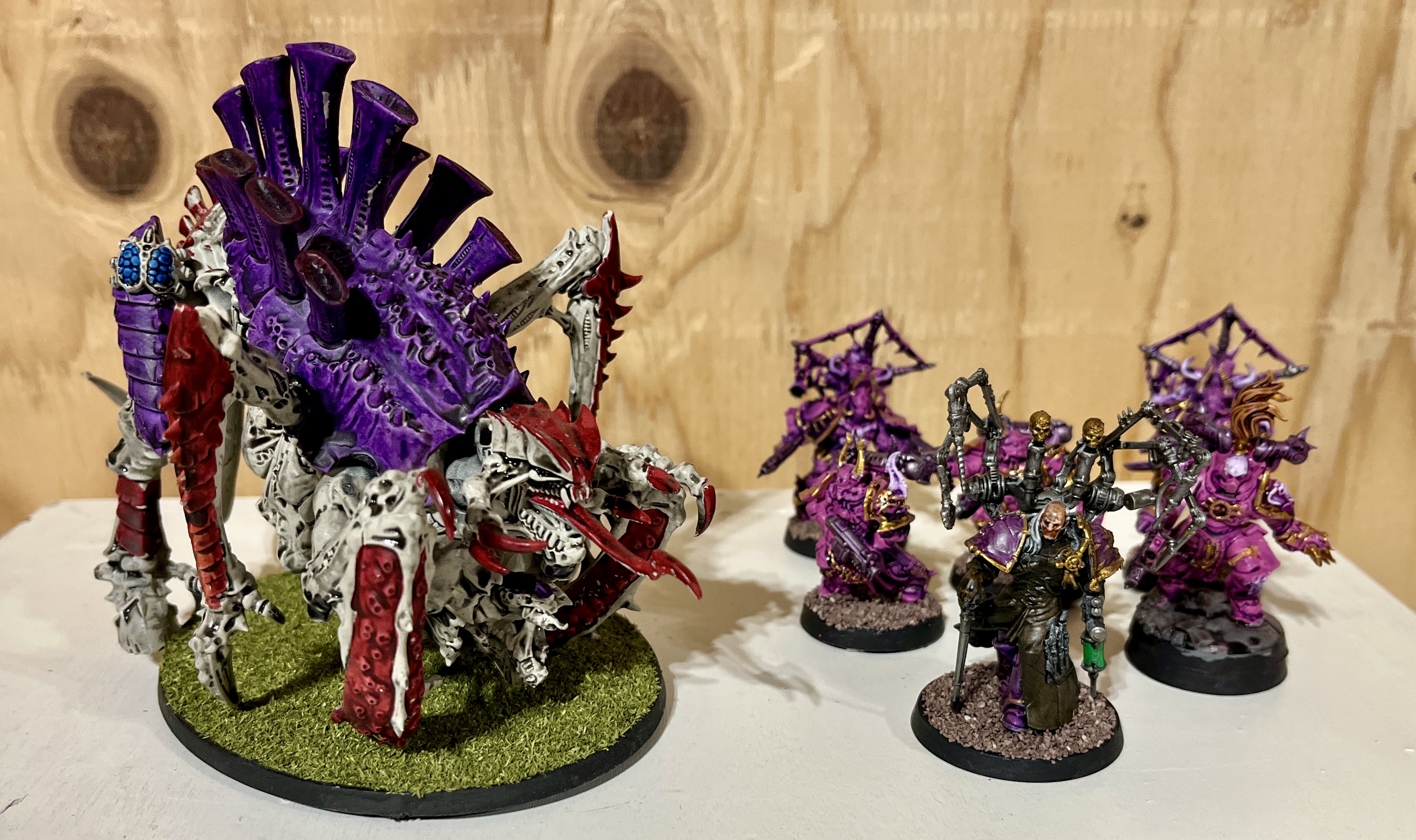 Tyranids Invasion Fleet vs Chaos Space Marines Creations of Bile