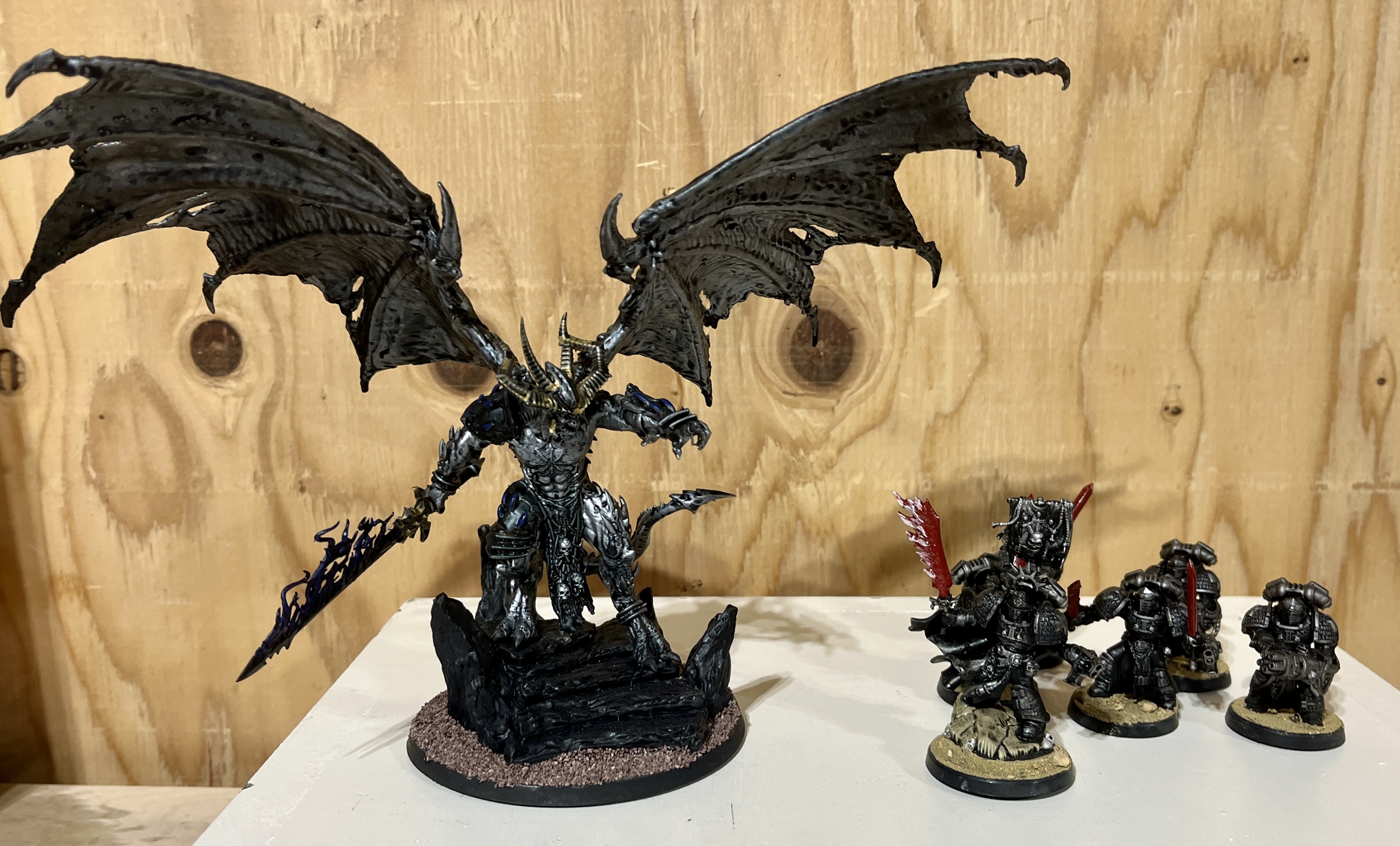 Chaos Daemons Shadow Legion vs Grey Knights Warpbane Task Force