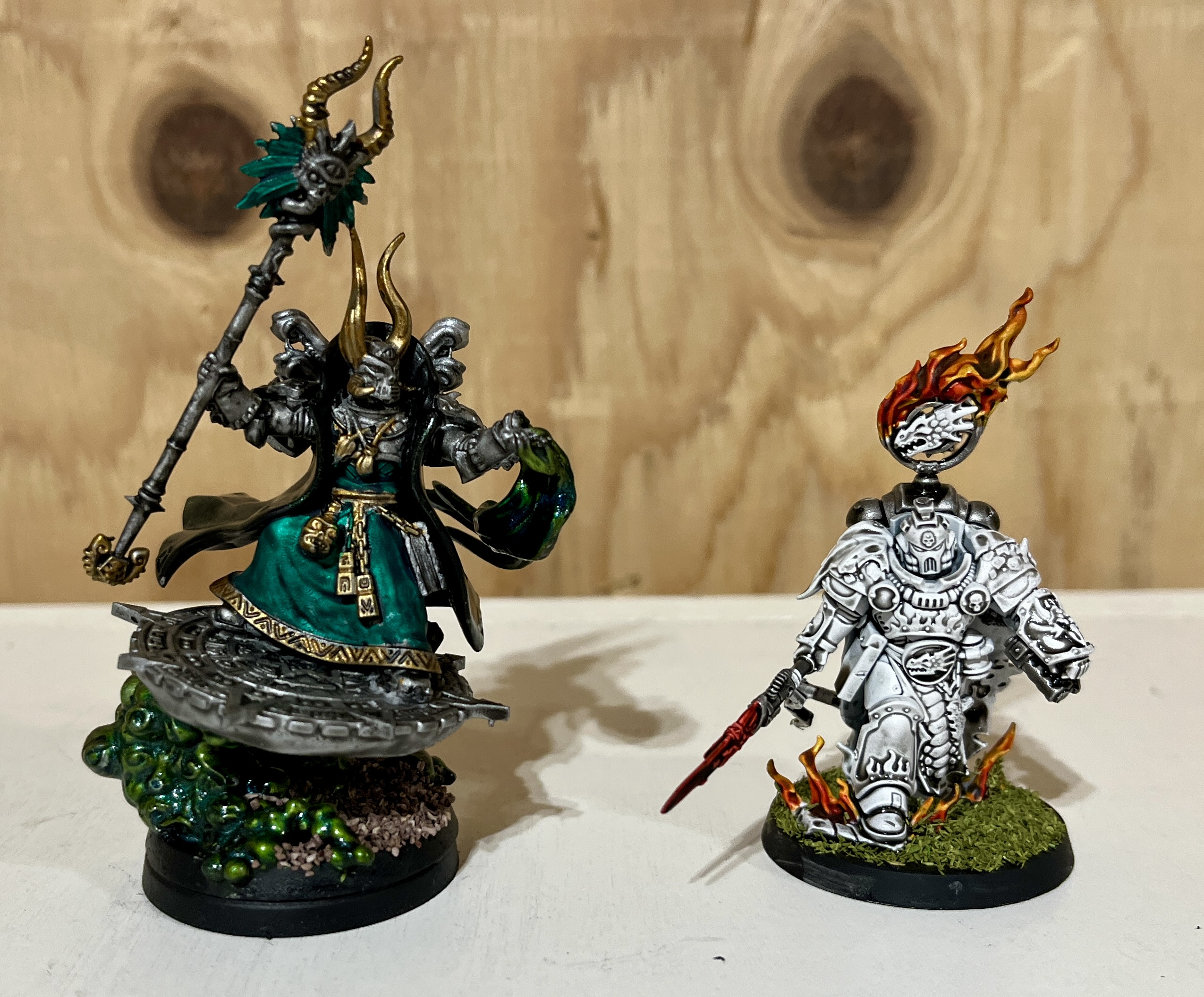Thousand Sons Rubricae Phalanx vs Salamanders Forgefather’s Seekers